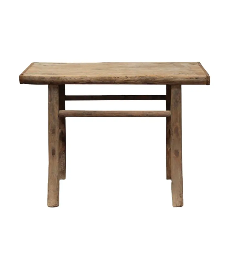 Console en bois chinois antique, table originale en bois d'occasion