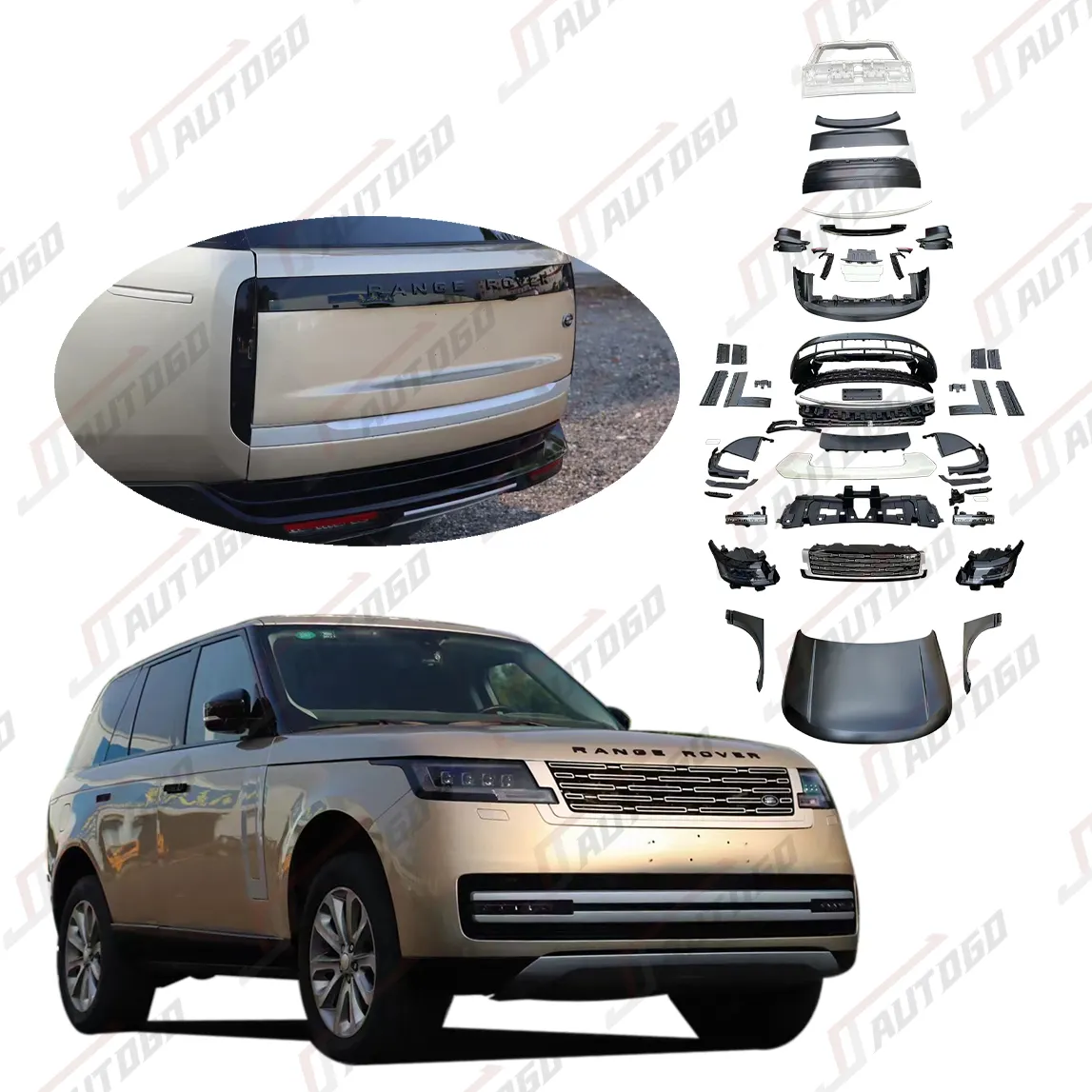 Kit de carrocería de conversión de modificación automática para Land Rover Range Rover IV L405 Executive Vogue 2013-2017 actualización a 2023 2024 L460