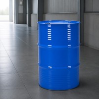 Fût en acier bleu de 200 L anti-fuite, résistant à la corrosion, pour l'industrie pétrolière et gazière, conteneurs industriels renforcés