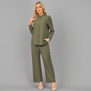 Vente en gros d'ensemble de vêtements islamiques bon marché tenue de travail chic pour femmes costumes pour femmes tenue de bureau dubaï turquie pour dames dame de bureau - Product Image 1