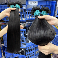 Lot de Cheveux Brésiliens Raides Vierge Remy en Gros, Fournisseur de Tissages 100% Humains Non Transformés, Cuticules Alignées, Qualité 12A