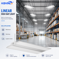 Lámpara LED High Bay Hishine K9 con Carcasa de Aluminio + Lente de PC, Garantía de 5 Años, Clasificación IP 20 para Almacenes