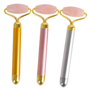 En gros Anti-Vieillissement Naturel quartz Rose rouleau Facial Massage rouleau de visage de jade - Product Image 1