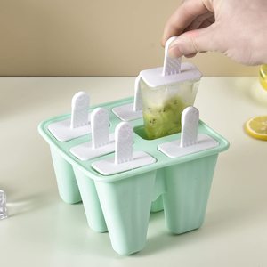 Molde de silicona para paletas de helado con logo personalizado 2024, sin BPA, flexible, herramientas para congelar helados, ¡el más vendido! - Product Image 2