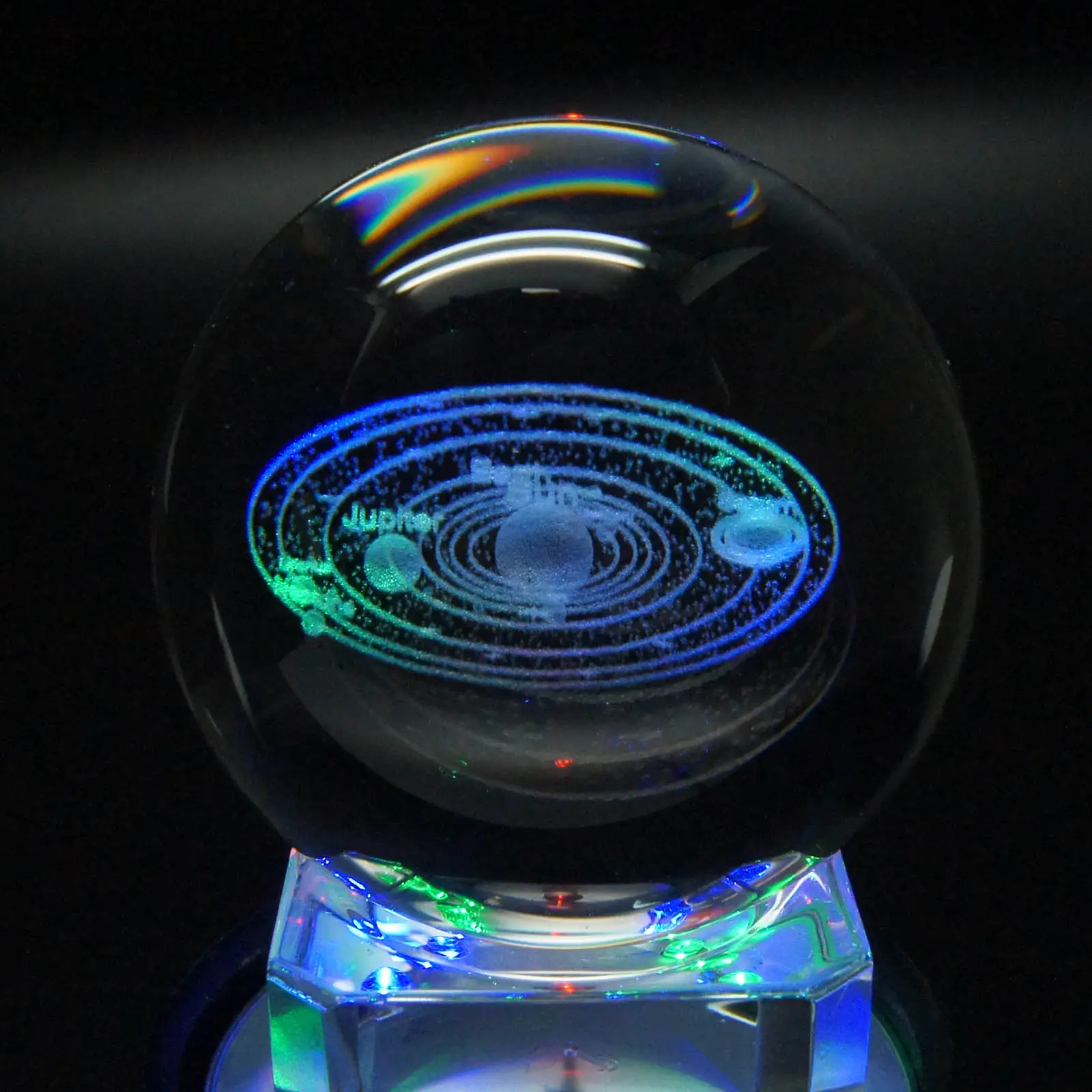 high quality large decorative islamic souvenir new year materials for crystal glass souvenirs mixed crystal ball sphere