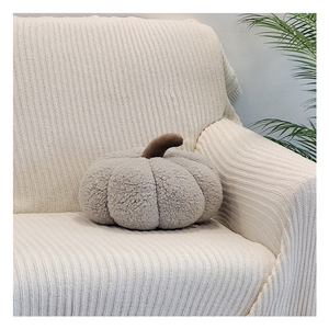 Hàng Mới Về Đệm Gối Hình Quả Bí Ngô Lông Thú Dễ Thương Trang Trí Nhà Cửa Mềm Mại - Product Image 4