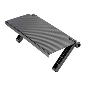 Ayarlanabilir ABS PC plastik TV ekran montaj üst raf organizatör fonksiyonel depolama Caddy bilgisayar masaüstü monitör siyah kutu paketlenmiş - Product Image 4