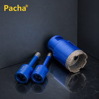 Foret diamanté brasé Pacha Tool 6-120MM pour découpe de trous dans les carreaux avec tige personnalisable