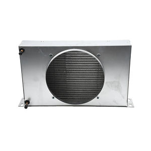 <span class=keywords><strong>Radiateur</strong></span> de propulsion en aluminium pour remorqueur avec ventilateur et finition dorée époxy anti-éclaboussures de sel pour moteur de remorqueur - Product Image 3