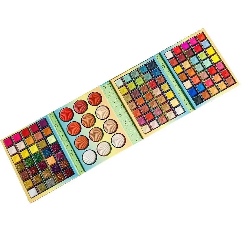 MEW Makeup Pigment Pressed Matte Shimmer Eyeshadow Pallets Blush Palette Of Febble Shadows