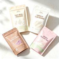 Op maat gedrukte 5oz 100G folie stand-up pouches met ritssluiting, mylar zakken voor snacks, noten en gedroogd fruit verpakkingen