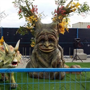 Arbre animatronique parlant grandeur nature personnalisé CET-AP-8 pour décoration de fêtes, centres commerciaux et parcs d'aventure - Product Image 6