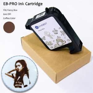 EVEBOT FB2 Inkjet Ink Cartridge Edible Brown for EB-PRO <b>Coffee</b> Printer 600DPI Food <b>Printing</b> Inkjet printer - Product Image 1