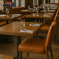 Tables de meubles de restaurant modernes chaises sièges de cabine de café pour hôtels