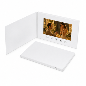 Album <span class=keywords><strong>photo</strong></span> publicitaire portable de 7 pouces, personnalisé, imprimé à la main en sérigraphie, pour artisanat en papier, idéal pour cadeaux et lecteurs vidéo (ODM) - Product Image 5