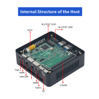 Mini PC NUC Intel 12e/13e génération, version globale, I5 I7 DDR5 Windows 10, SSD M.2 NVMe, 10 cœurs, refroidissement ultra-silencieux, mini ordinateur