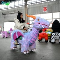 Manège de dinosaure animatronique populaire Gecai pour les parcs à dinosaures