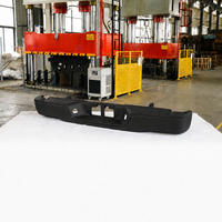 Untuk Toyota Tundra 2007-2013 Bumper Belakang Hitam Tanpa Lubang Sensor Bumper Pikap