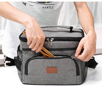 Sac isotherme étanche pour pique-nique et camping en plein air Sac à lunch thermique isolé en aluminium