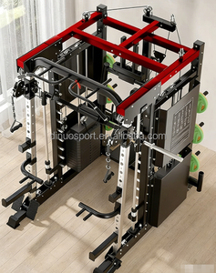 Rack de Potencia Smith Funcional de Última Generación con Posiciones de Polea Ajustables en 14 Niveles, Pila de Pesas de 12 Etapas, <span class=keywords><strong>Prensa</strong></span> Smith y Ejercicio de Pecho - Product Image 2
