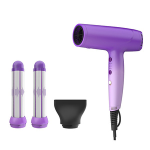 High-Speed Hair Dryer With Negative Ion Function 220V Electric Household Hair Dryer Single Diffuser Nozzle Pink - Product Image 2