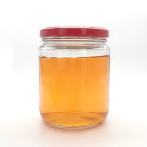 Frasco de Vidrio Transparente Hermético de 450 ml <span class=keywords><strong>para</strong></span> Conservas, Alimentos y Mermeladas con Tapa Metálica de Hojalata - Product Image 1