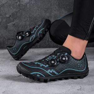 <span class=keywords><strong>Chaussures</strong></span> de VTT tout-terrain à texture serpent, avec double boucle rotative, pour le cyclisme sur gravier, avec emplacements pour clips - Product Image 3