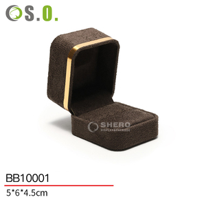 High Quality Pink Velvet Jewelry Box Set Soft Lined for <b>Rings</b> Earrings Necklaces Custom Logo Acceptable Factory Direct Wholesale - Product Image 4