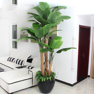 Home Decor Modern Style Fake <strong>Plants</strong> Artificial Banana Tree <strong>Plastic</strong> <strong>Plants</strong> Real Touch Large Leaves Artificial Banana <strong>Plant</strong> - Product Image 6