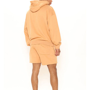 Men's Cotton Tracksuit Hoodie and Shorts <b>Set</b> Y2K Retro Style Street wear - Product Image 3