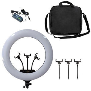 2024 écran tactile LCD diffusion en direct Vidéo anneau lumineux à prix entier avec trépied 24 pouces - Product Image 5