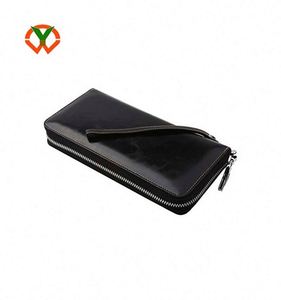 BSCI factory high fashion RFID blocking vintage <b>mens</b> polyester <b>clutch</b> <b>bag</b> travel purse wallet - Product Image 2