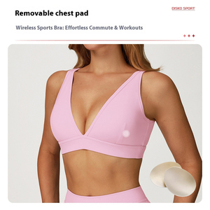 Nouveau <span class=keywords><strong>soutien</strong></span>-<span class=keywords><strong>gorge</strong></span> <span class=keywords><strong>de</strong></span> yoga sans dos, logo personnalisé sur le devant, <span class=keywords><strong>soutien</strong></span>-<span class=keywords><strong>gorge</strong></span> <span class=keywords><strong>de</strong></span> <span class=keywords><strong>sport</strong></span> en nylon <span class=keywords><strong>de</strong></span> haute qualité pour femmes, pour l'été - Product Image 4