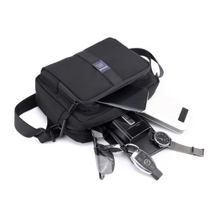 Shoulder <b>Chest</b> Bag Zipper Closure Sports Nylon <b>Small</b> Backpack and Women's Crossbody Mobile Phone Waist Bag - Product Image 5