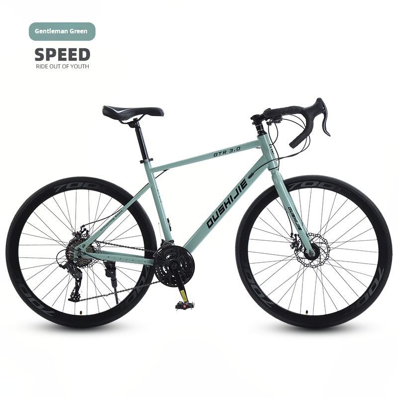 Gentleman green spoke wheel