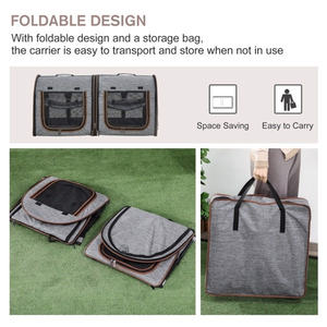 Sac de transport pour animaux de compagnie DB, grand format, en polyester, avec fermeture éclair, réglable et respirant, pour chats et chiens, idéal pour la randonnée et les activités de plein air - Product Image 5