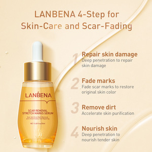 LANBENA Sivilce Yara Izi Kaldırma <span class=keywords><strong>Serum</strong></span> Akne Tedavisi Sökücü Streç Işaretleri <span class=keywords><strong>Anti</strong></span> Akne Gözenekleri Küçültmek Siyah Nokta beyazlatıcı krem Cilt Bakımı - Product Image 4