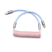 Câble de données OEM tressé coloré, câble de charge color-block, câble USB de voiture CarPlay pour téléphone