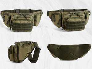 Men's Multi-functional Tactical <b>Chest</b> Bag Portable <b>Small</b> Fishing Tackle Storage Waist Bag for Outdoor Hiking Climbing. - Product Image 5