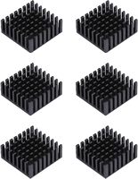 Dissipateur thermique en aluminium en gros avec ruban adhésif thermique conducteur, refroidisseur pour le refroidissement du VRM, refroidisseur de processeur graphique, radiateur de chaleur