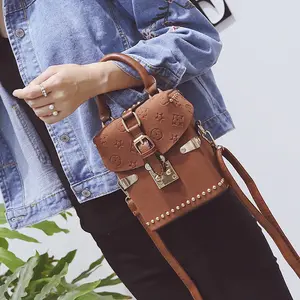 New Cross-Border Women's Bag Trendy Retro Embossing Handbag Fashionable Fashionable One-Shoulder Crossbody Box Bag