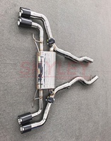 Échappement arrière à soupapes de performance pour BMW M340i M440i B58 G20 G22, contrôle de soupape à distance, son sportif avec embouts en carbone
