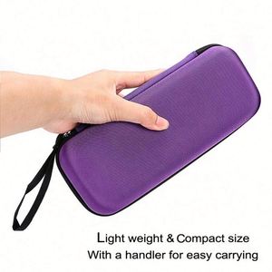 Hard Cover Essential Oil <b>Case</b> Ampoule Pipe Holder Bag Bottles Organizer <b>Case</b> Travel Carrying Perfume Sample Bag with Hand Strap - Product Image 4