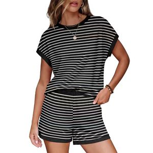 Ensemble de T-shirts à manches courtes pour femmes, tendance, décontractés, unis, style streetwear - Product Image 4