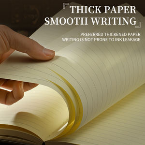 뜨거운 판매 하이 퀄리티 사용자 정의 복고풍 노트북 150 페이지 A5 해리를 위한 가죽 메모장 - Product Image 4