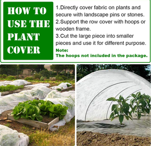 Innovación Agrícola: Rollo de Tela No Tejida de PP Ecológica con Patrón de Pelo Cortado, Tejido Brocado de Alta Densidad de <span class=keywords><strong>110</strong></span> GSM - Product Image 2