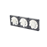 Ventilateur de refroidissement CPU OEM/ODM Infinity Mirror ARGB 4PIN à roulement hydraulique, kit de 3 pièces avec télécommande pour boîtier PC de jeu