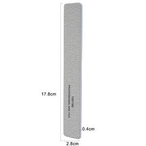 Abd ücretsiz kargo 1000 adet/kutu çift taraflı 2 yollu 80/80 Grit Zebra manikür tırnak aracı dikdörtgen Jumbo tırnak törpüsü - Product Image 5