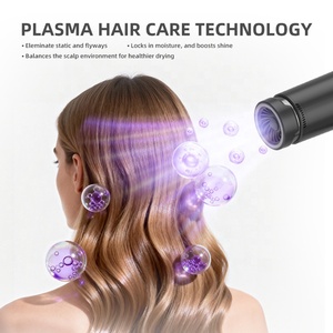 Sèche-cheveux professionnel pliable 110000 tr/min, moteur sans balais, ionique, double tension, pour le soin des cheveux - Product Image 3