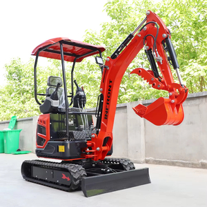 Mini Excavadora INFRONT con Entrega Gratuita, Certificación CE/EPA, Nueva, de 1 Tonelada, con Retroexcavadora y Brazo Articulado - Product Image 3